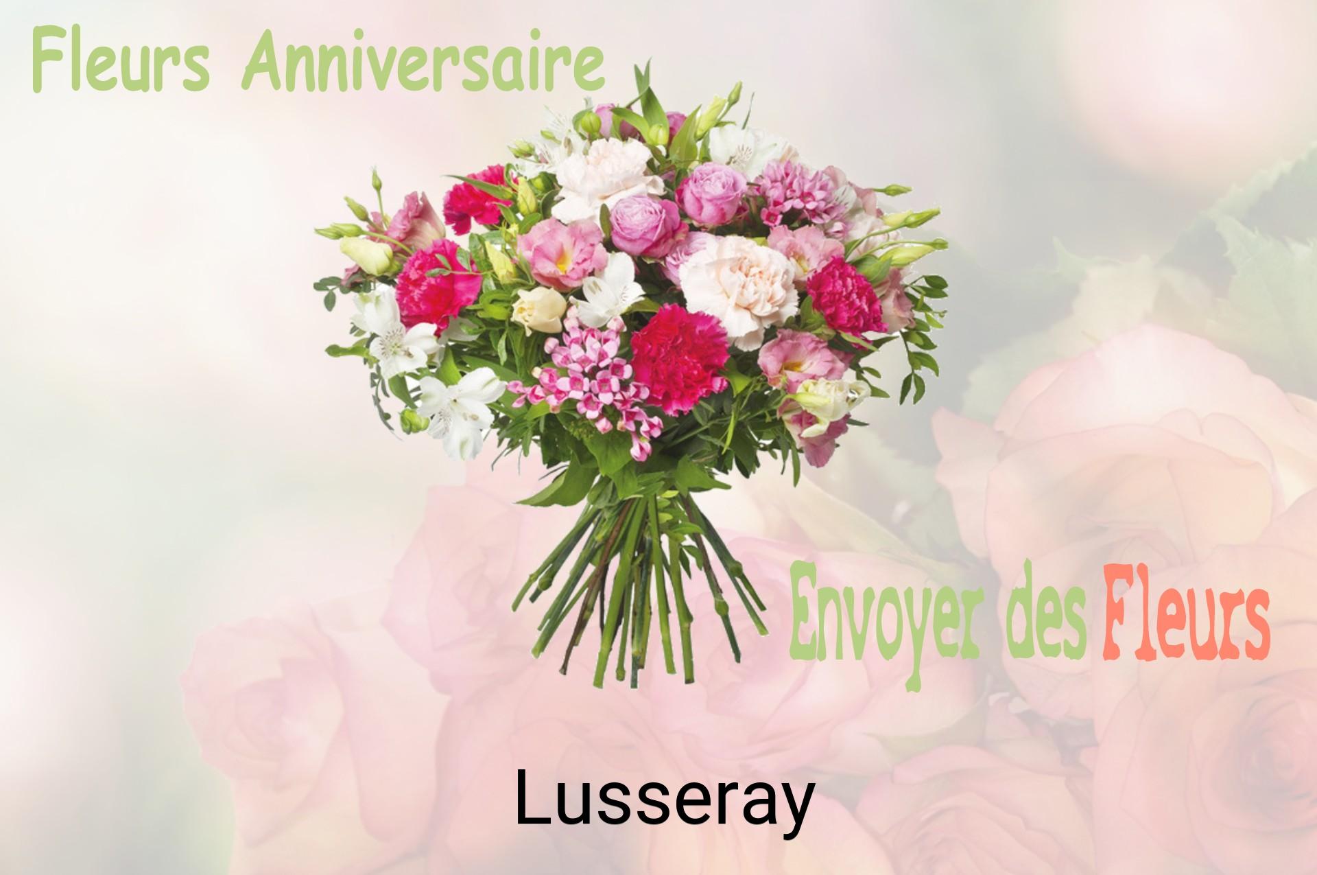 Bouquet de fleurs d’anniversaire livré à Lusseray