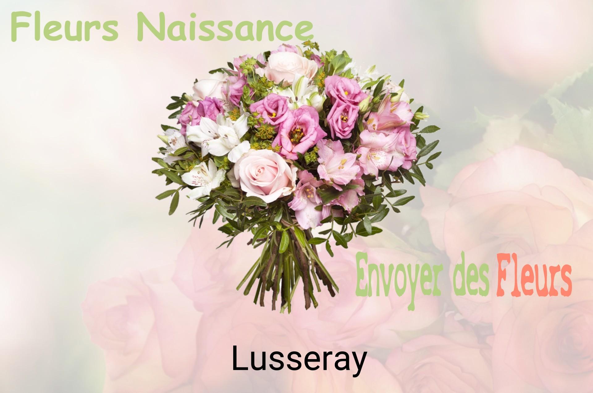 Bouquet de fleurs de naissance livré à Lusseray