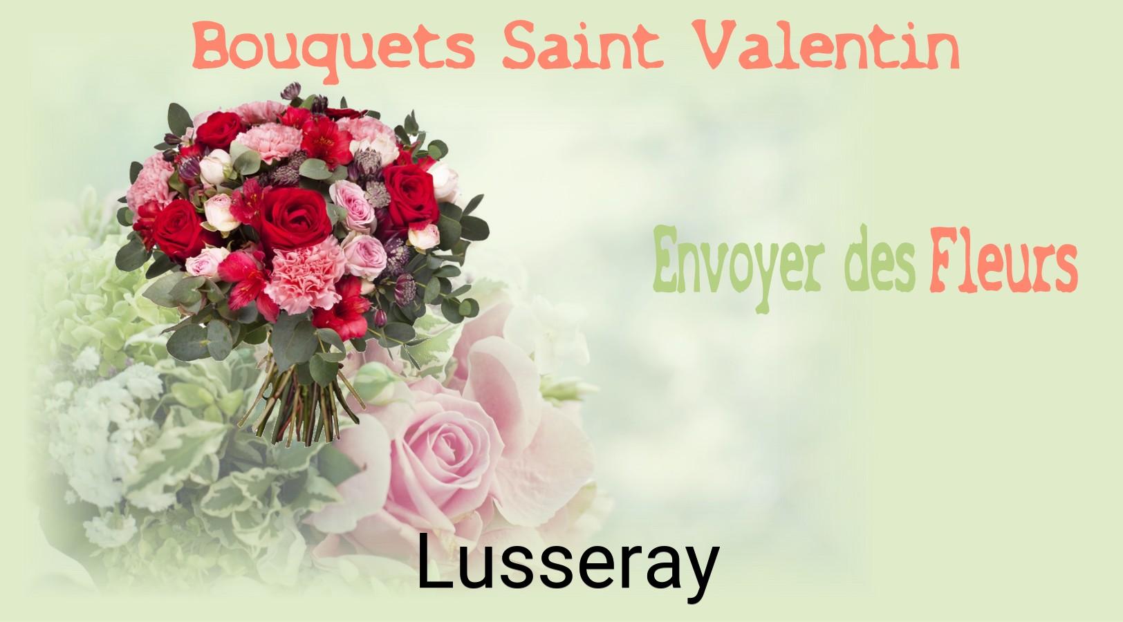 Roses de Saint-Valentin livrées à Lusseray